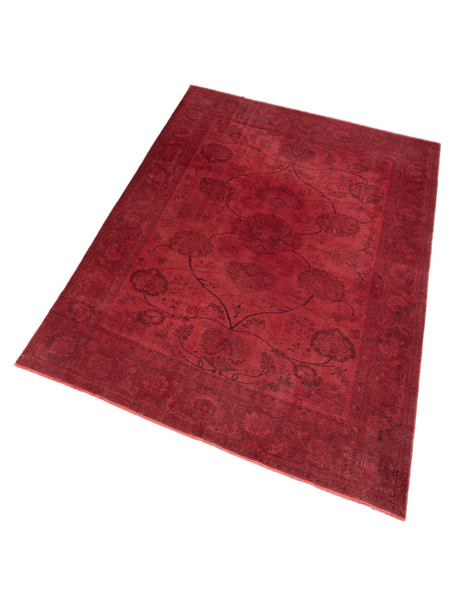 Vintage 70911 Red 9.1x11.11 Hand Knotted Rug