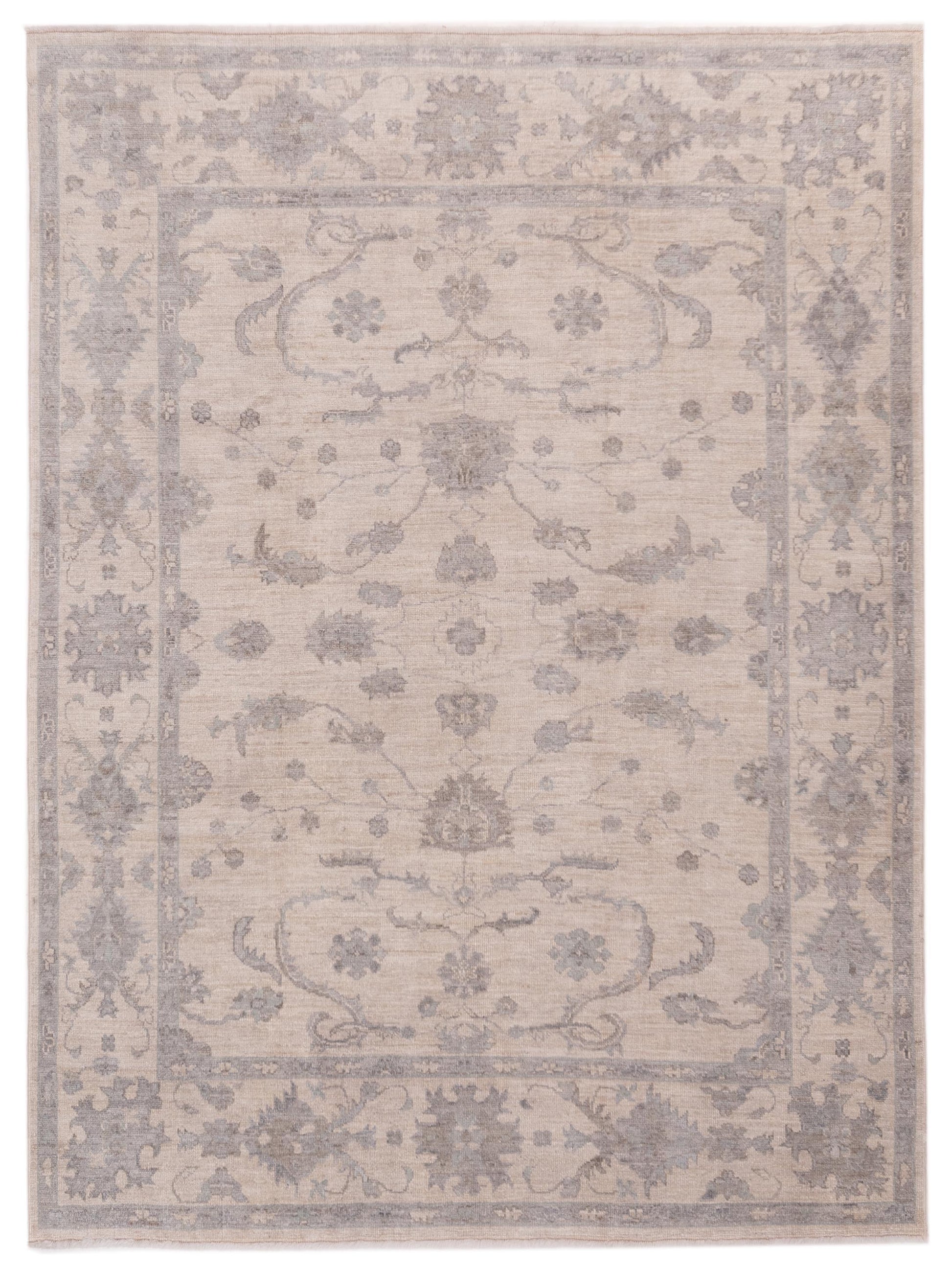 Anadol Angora Oushak  Ivory Ivory Traditional