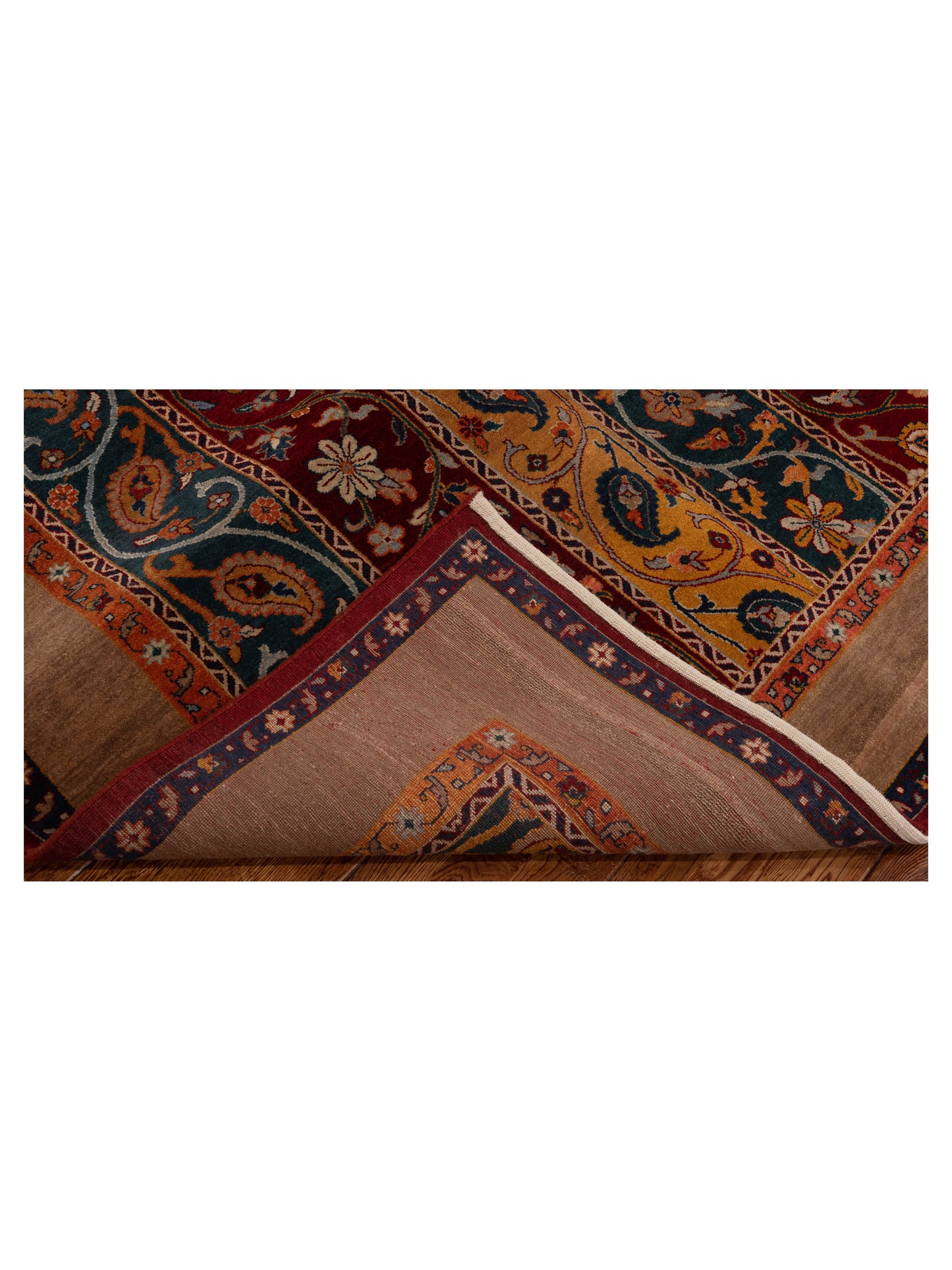 Shawl 112865 Multi 5.9x7.10 Hand Knotted Rug