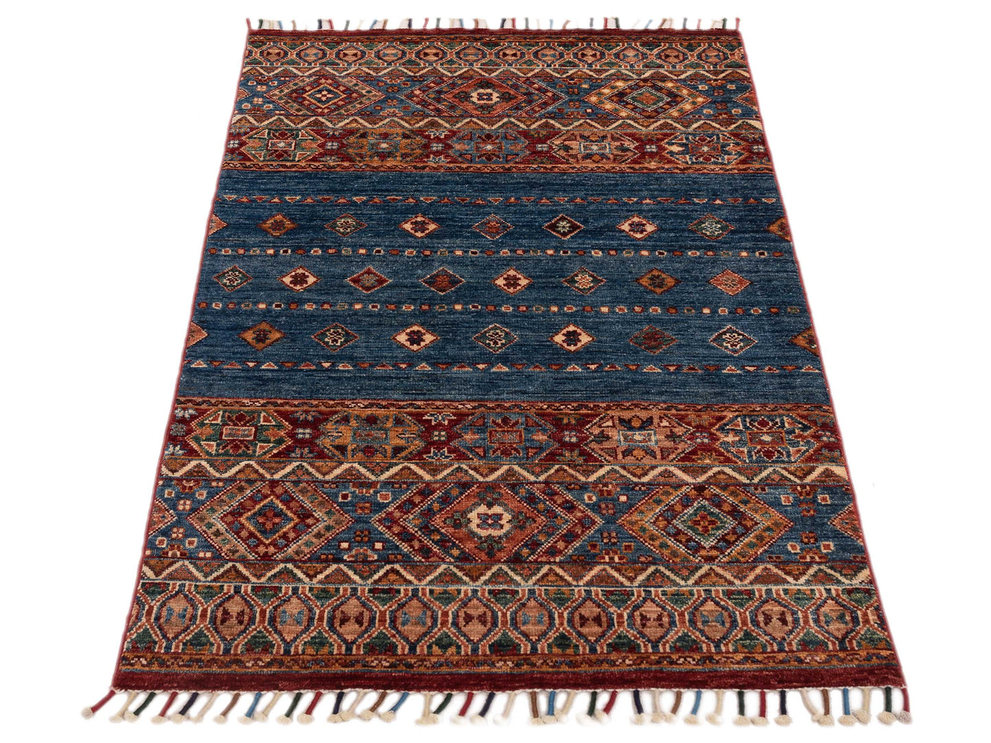Khorjin 148784 Multi Multi 2.11x4.2 Hand Knotted Rug