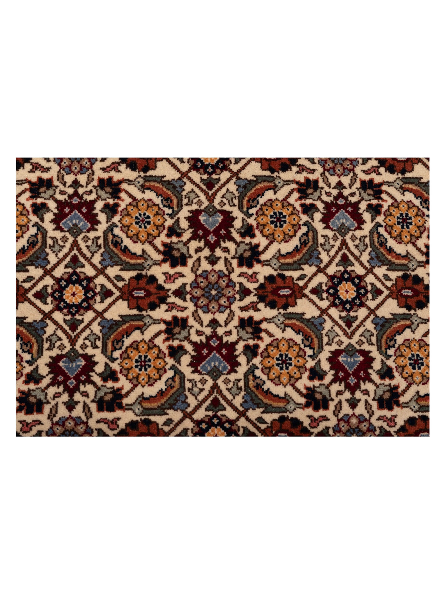 Crown 147781 Ivory Navy 8.1x10.3 Hand Knotted Rug