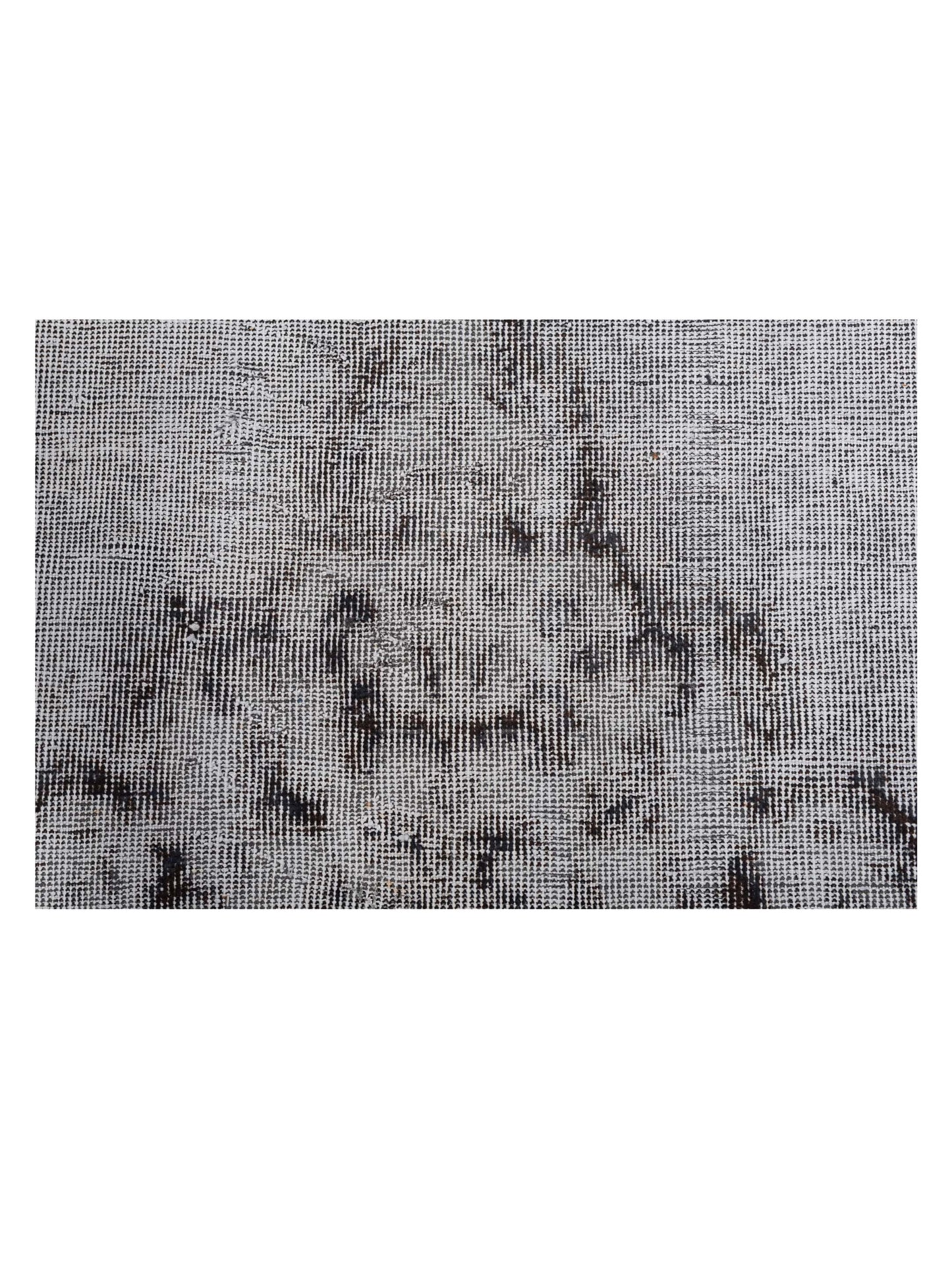 Turkish Vestige Patchwork 130946 Gray 10x13.11 Hand Knotted Rug