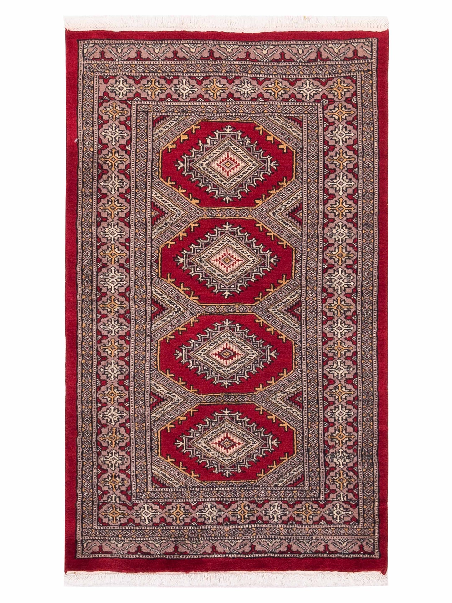 Nomad Bokhara  Red Pink Traditional