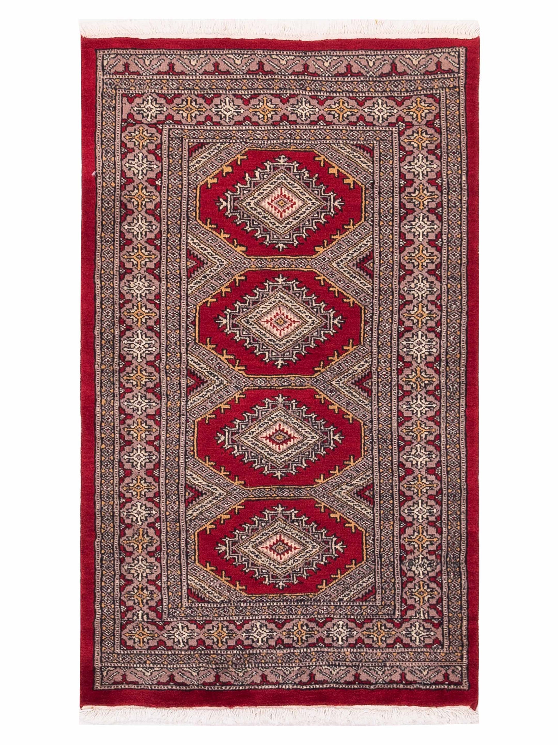 Nomad Bokhara  Red Pink Traditional