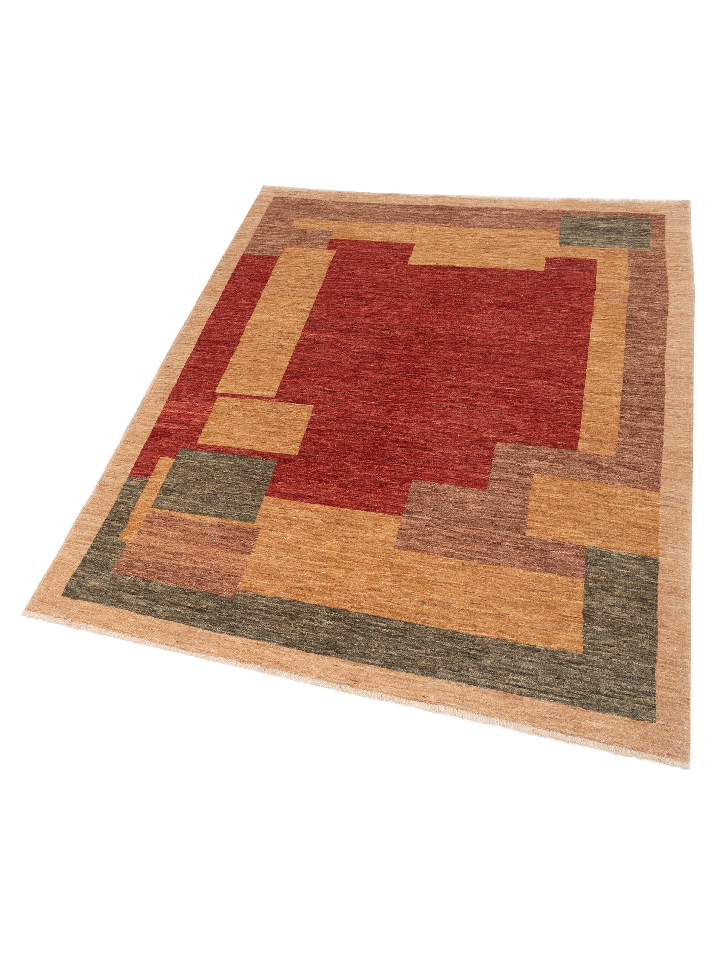 Bahar 92374 Multi 5.7x7.7 Hand Knotted Rug