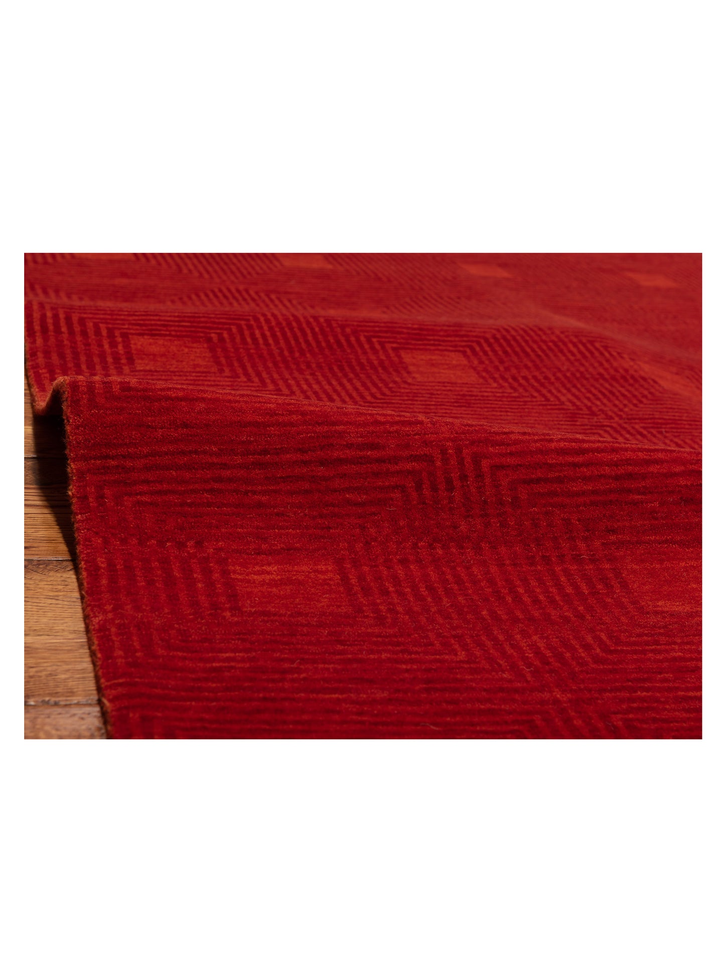 Loribaft 108470 Red 7.9x9.7 Hand Knotted Rug