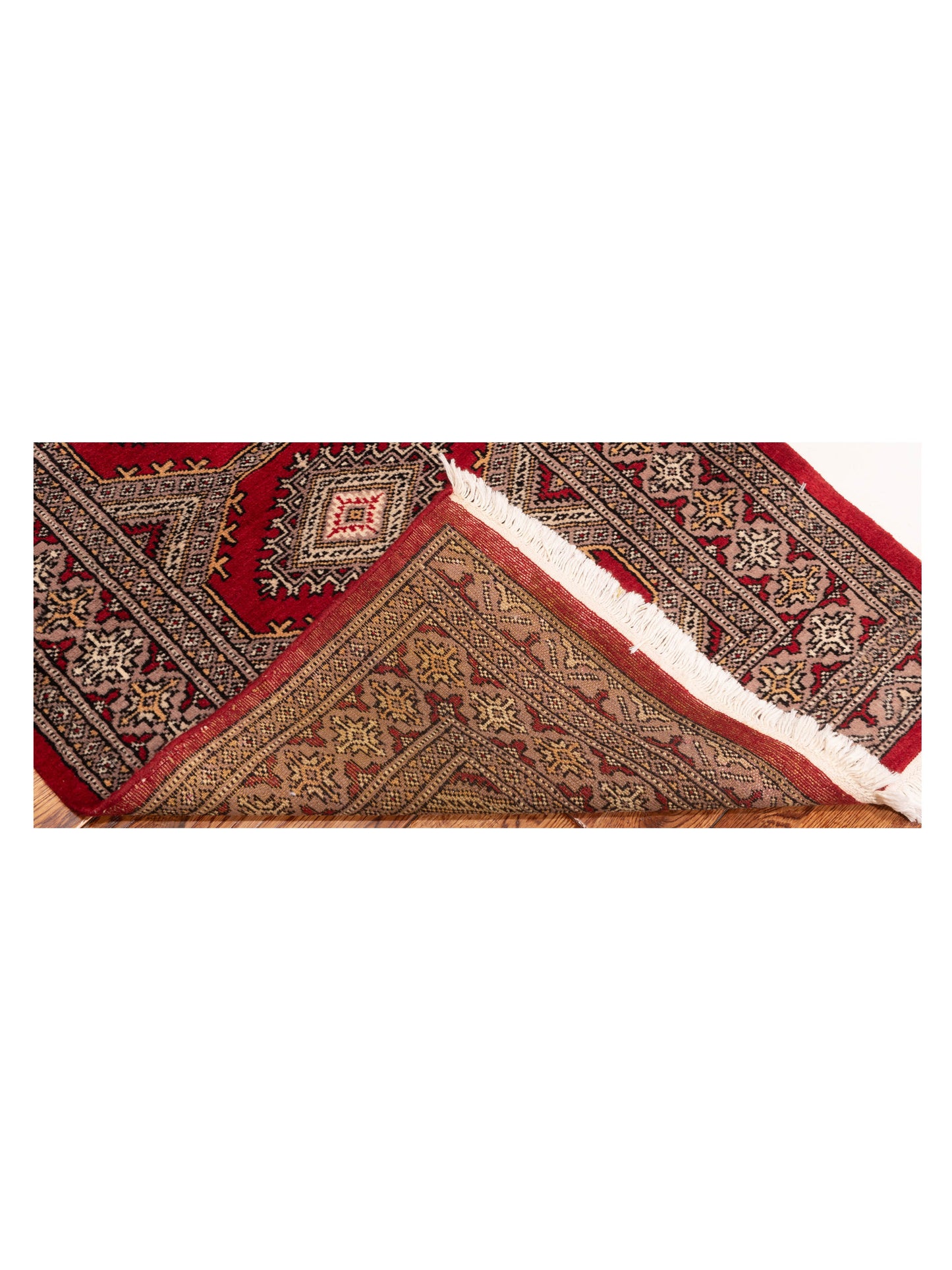 Bokhara 146609 Red Pink 2.6x4.2 Hand Knotted Rug