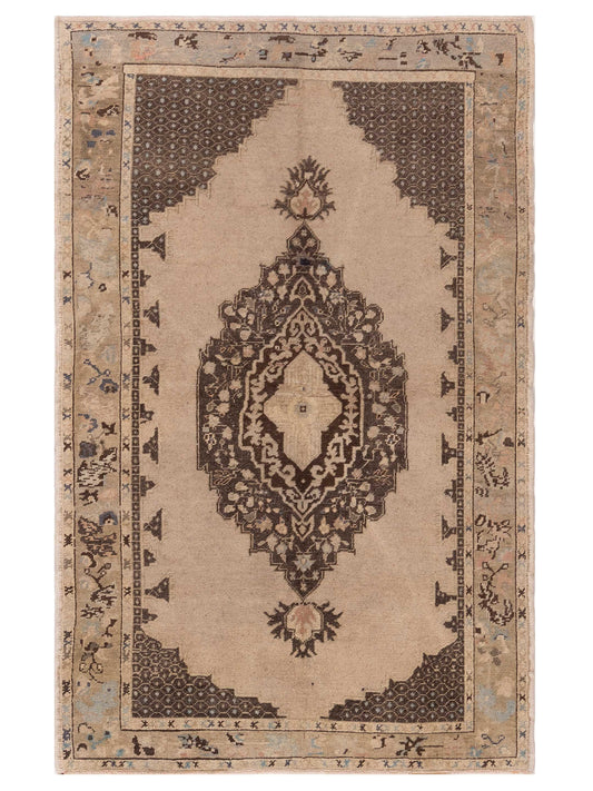 Pasha Old Anatolian  Beige Brown Traditional