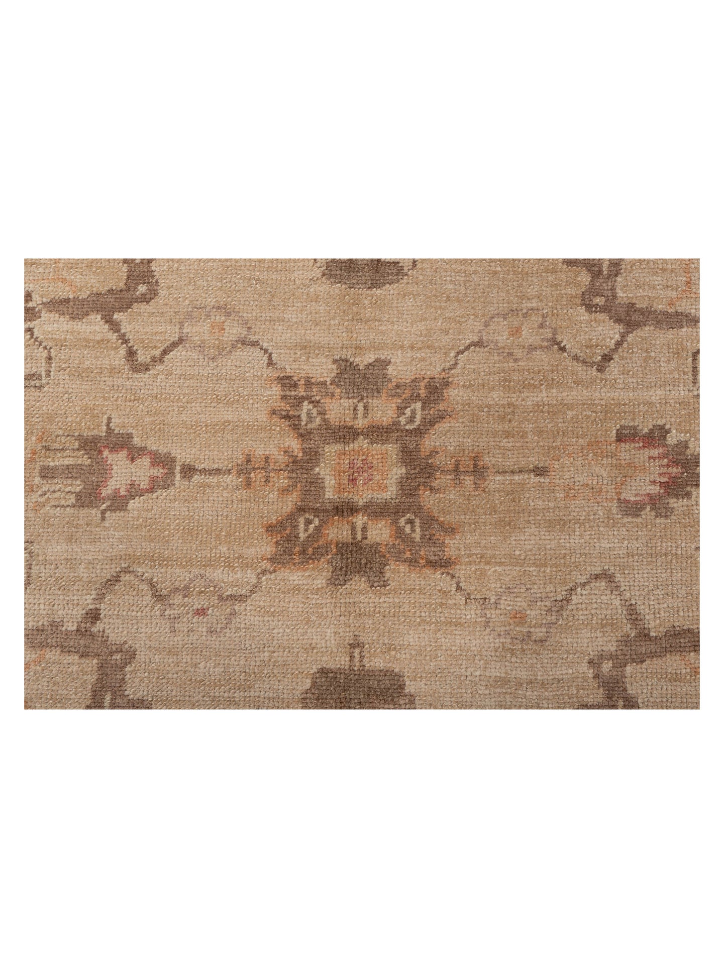 Angora Oushak 108097 Gold Gold 7.11x8.10 Hand Knotted Rug