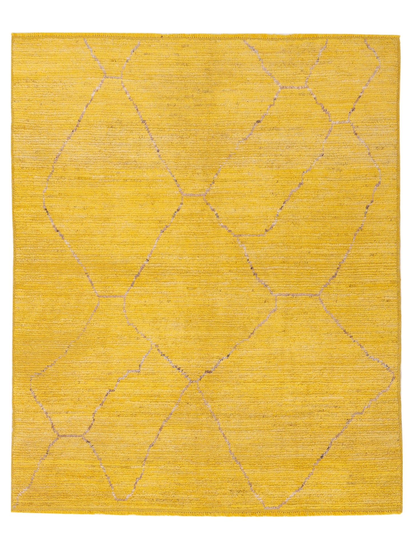Pasha Berber  Yellow Brown Contemporary
