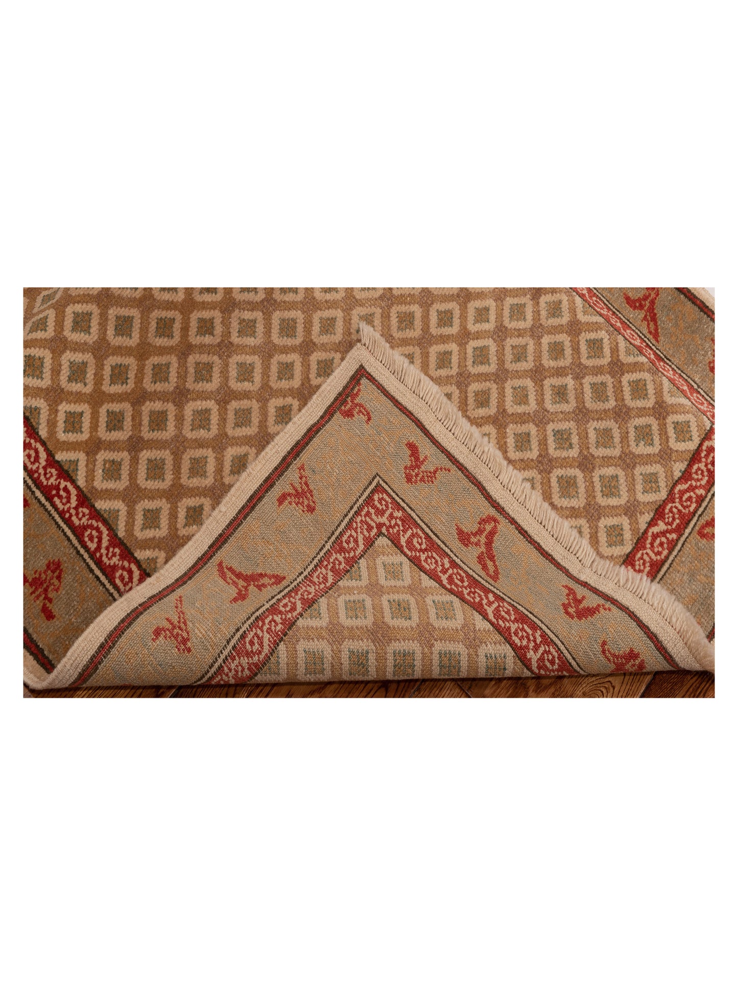 Antique Loom 147355 Brown 3.3x5 Hand Knotted Rug