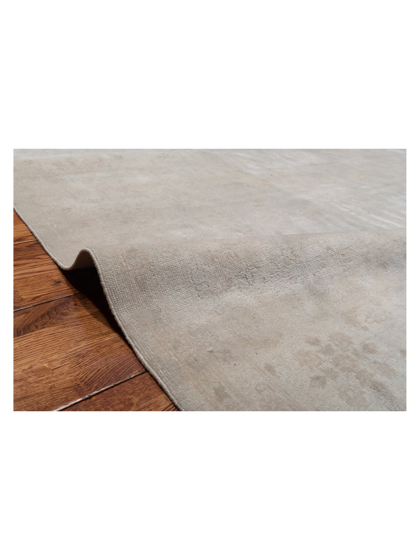 Vintage 122684 Silver 10x14.6 Hand Knotted Rug