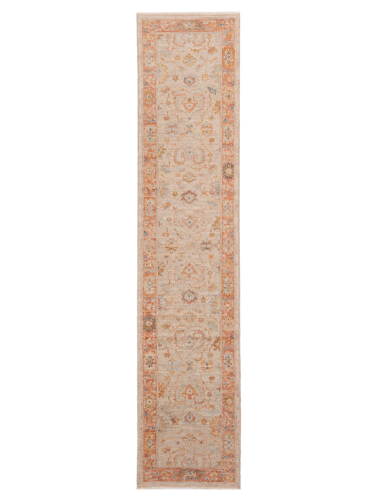 Anadol Angora Oushak  Beige Rust Traditional