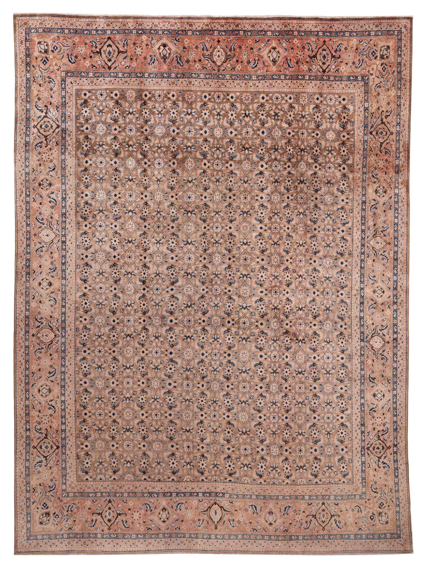 Pasha Persian  Brown Pink Traditional