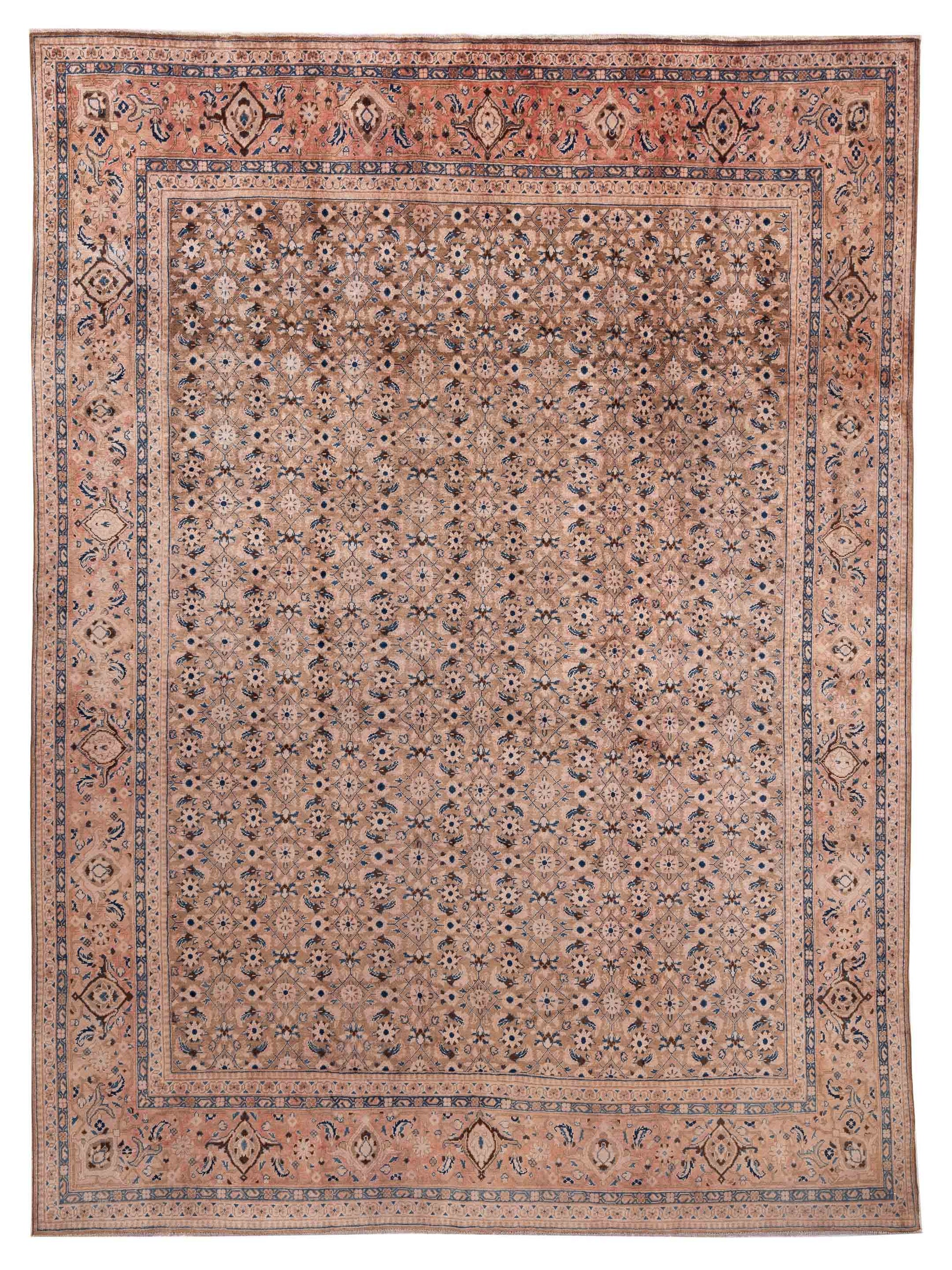 Pasha Persian  Brown Pink Traditional
