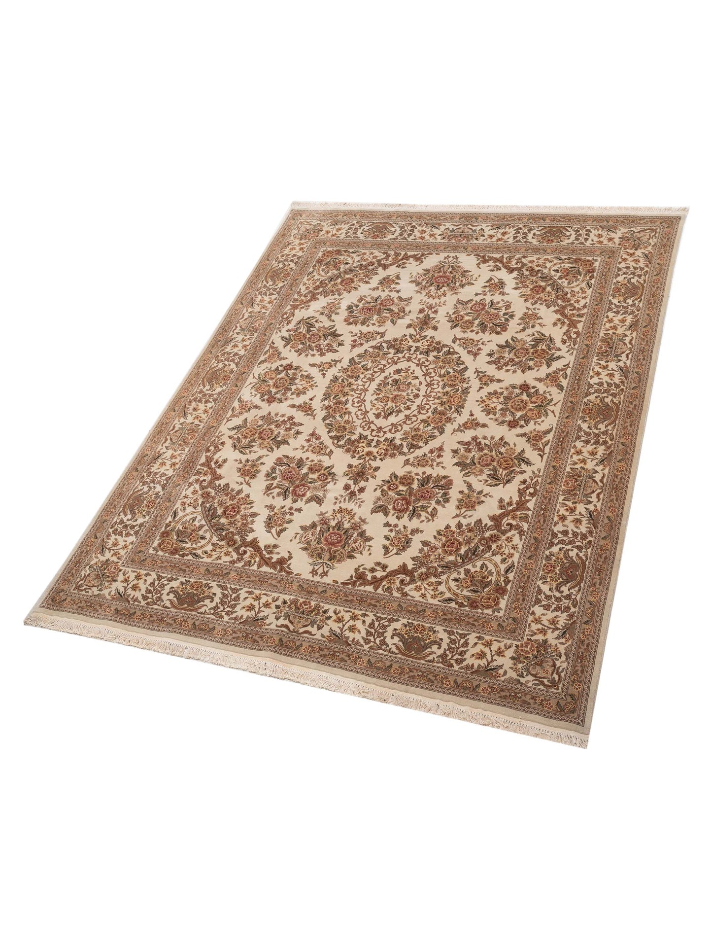Magnolia 111560 Ivory Ivory 8x10 Hand Knotted Rug