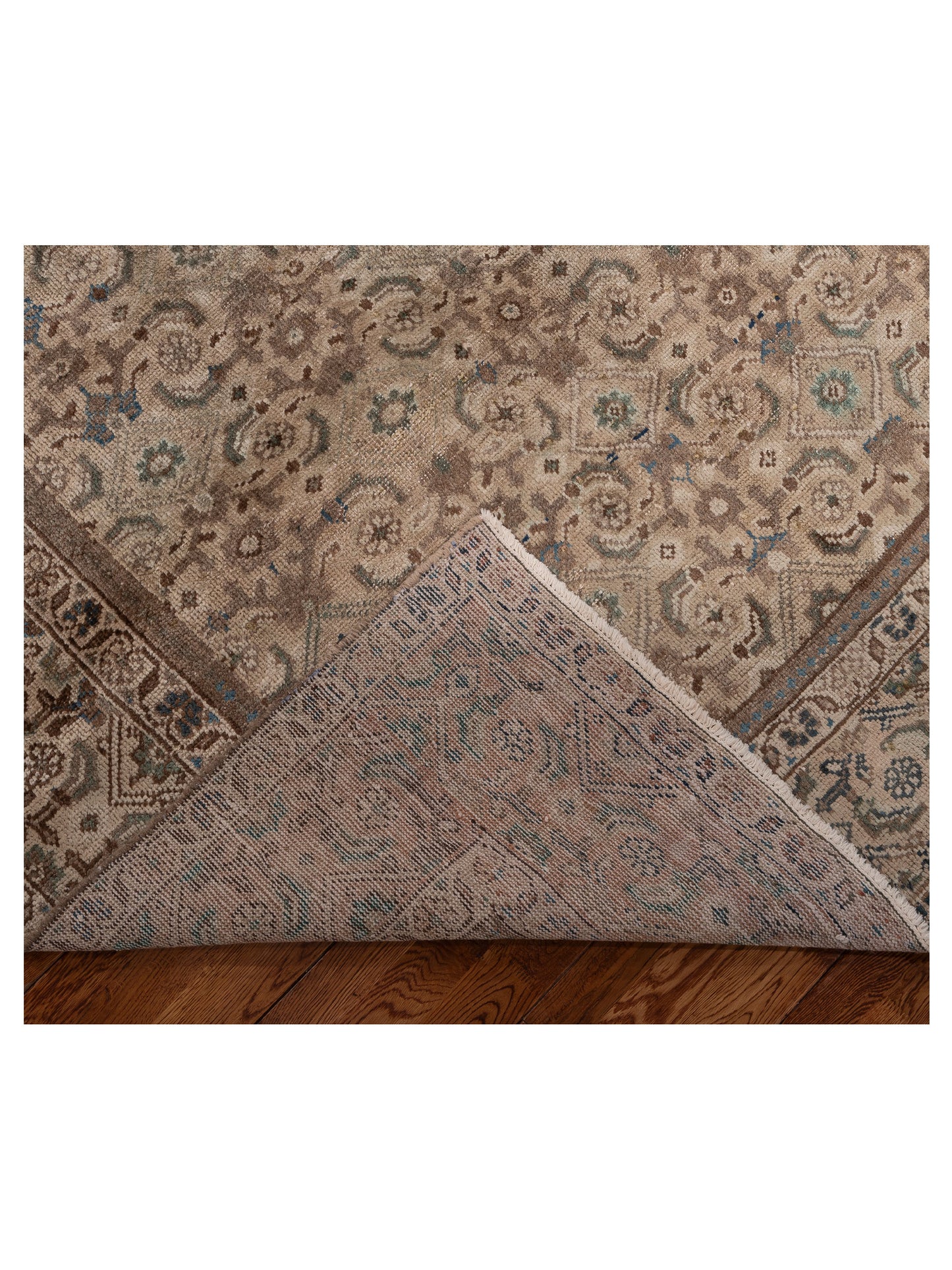Persian 153635 Brown Brown 8.10x11.11 Hand Knotted Rug