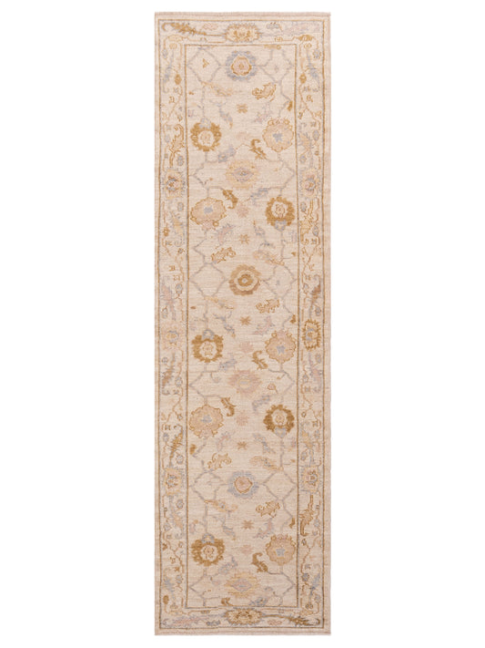 Anadol Angora Oushak  Ivory Ivory Traditional