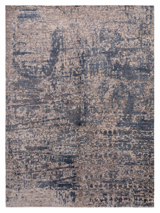 Siena Tibetino  Ivory Blue Contemporary
