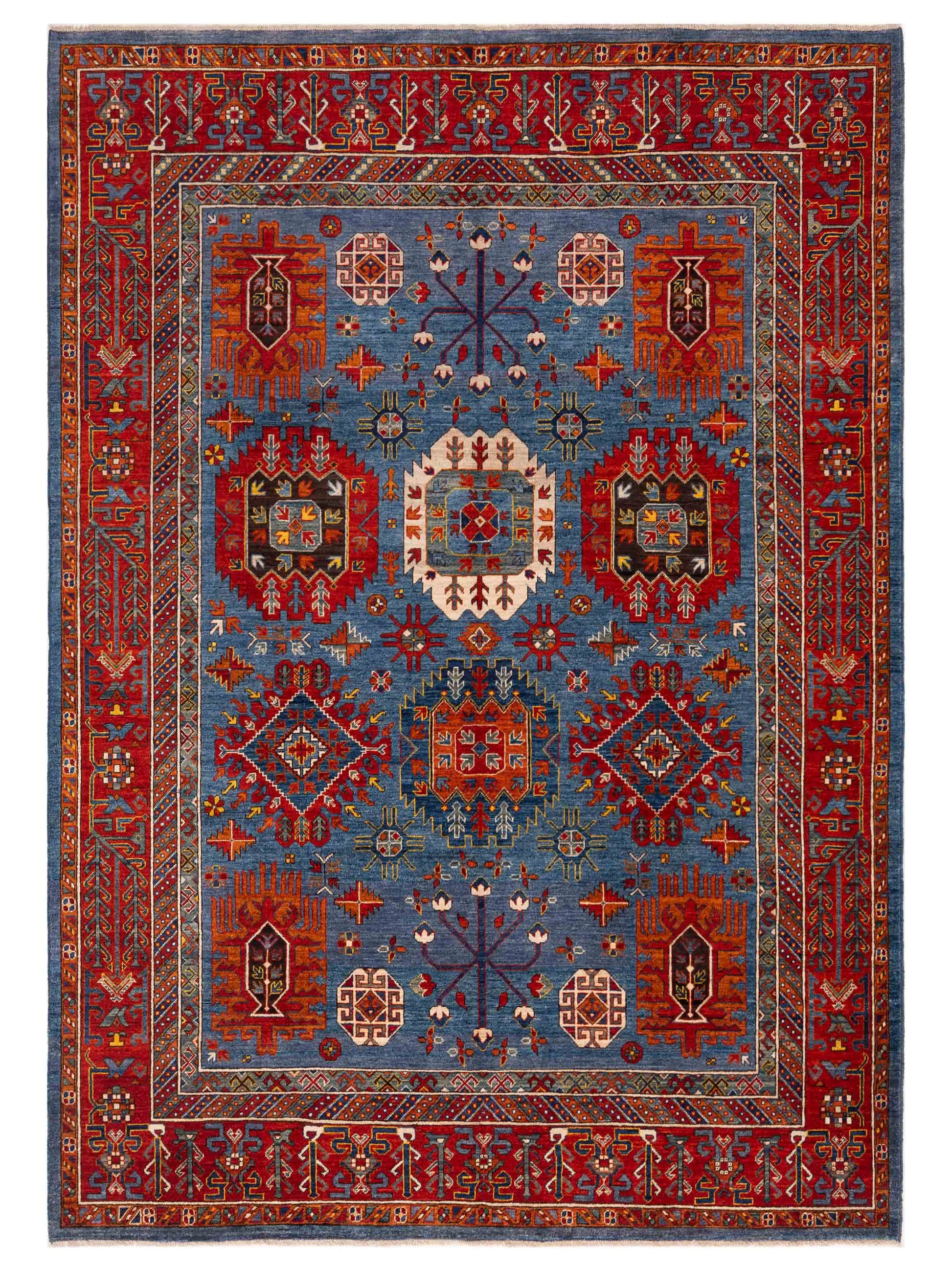 Nomad Super Kazak  Indigo Red Transitional