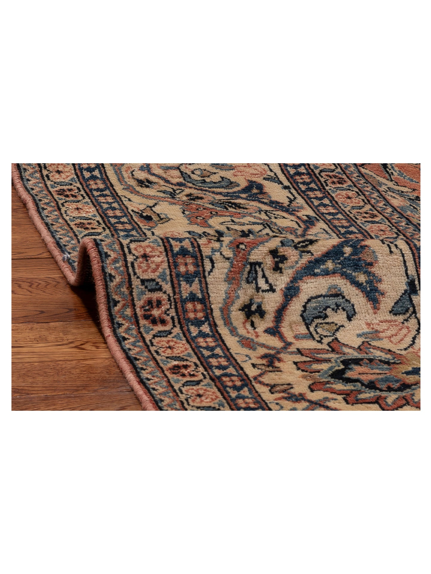 Persian 154319 Rust Beige 10.2x13.4 Hand Knotted Rug