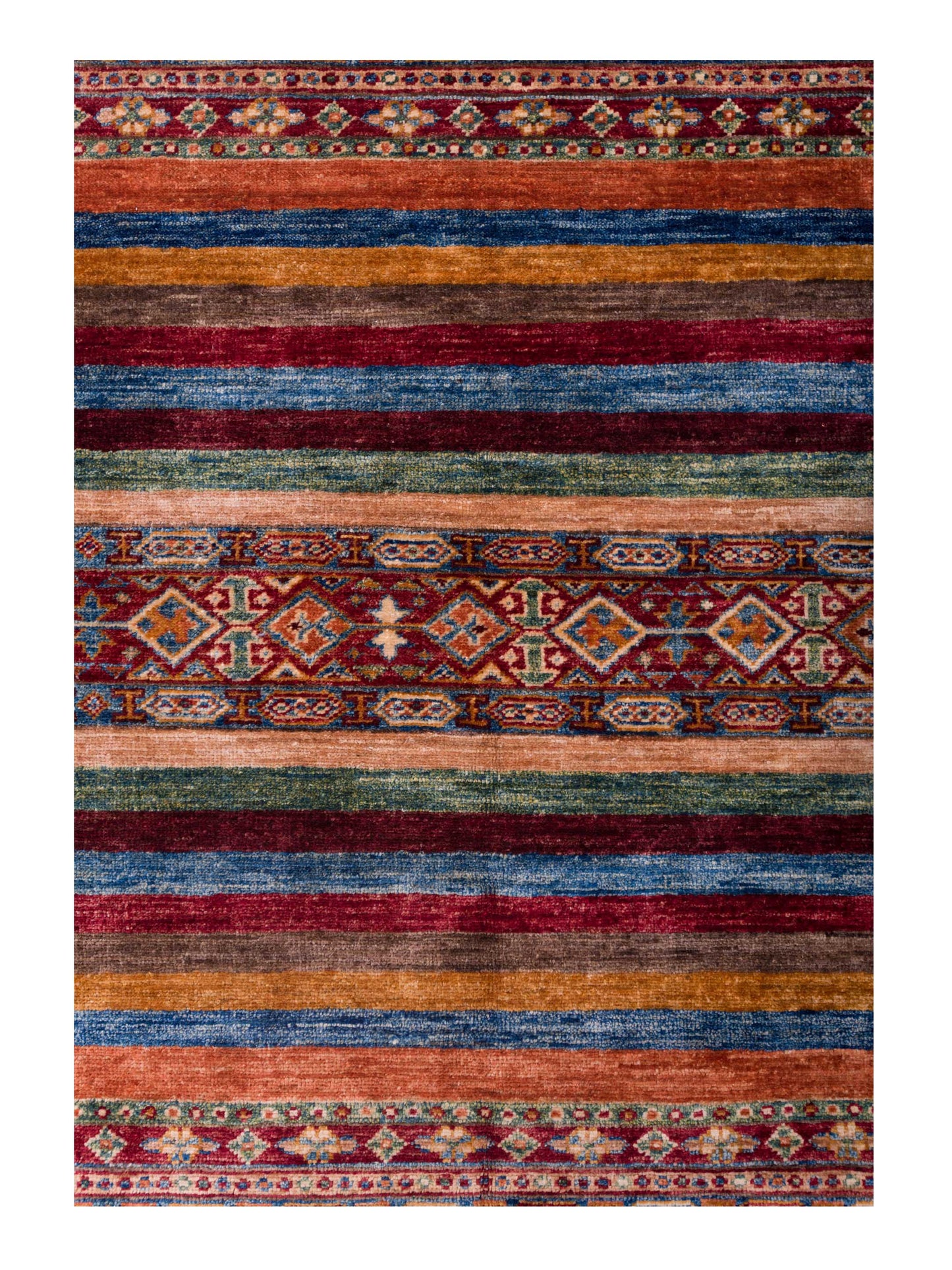 Khorjin 145331 Multi 4.2x6 Hand Knotted Rug