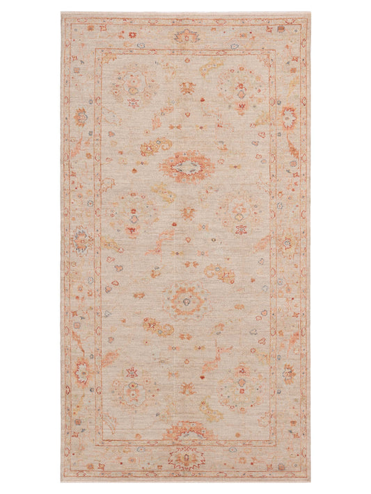 Anadol Angora Oushak  Ivory Silver Traditional