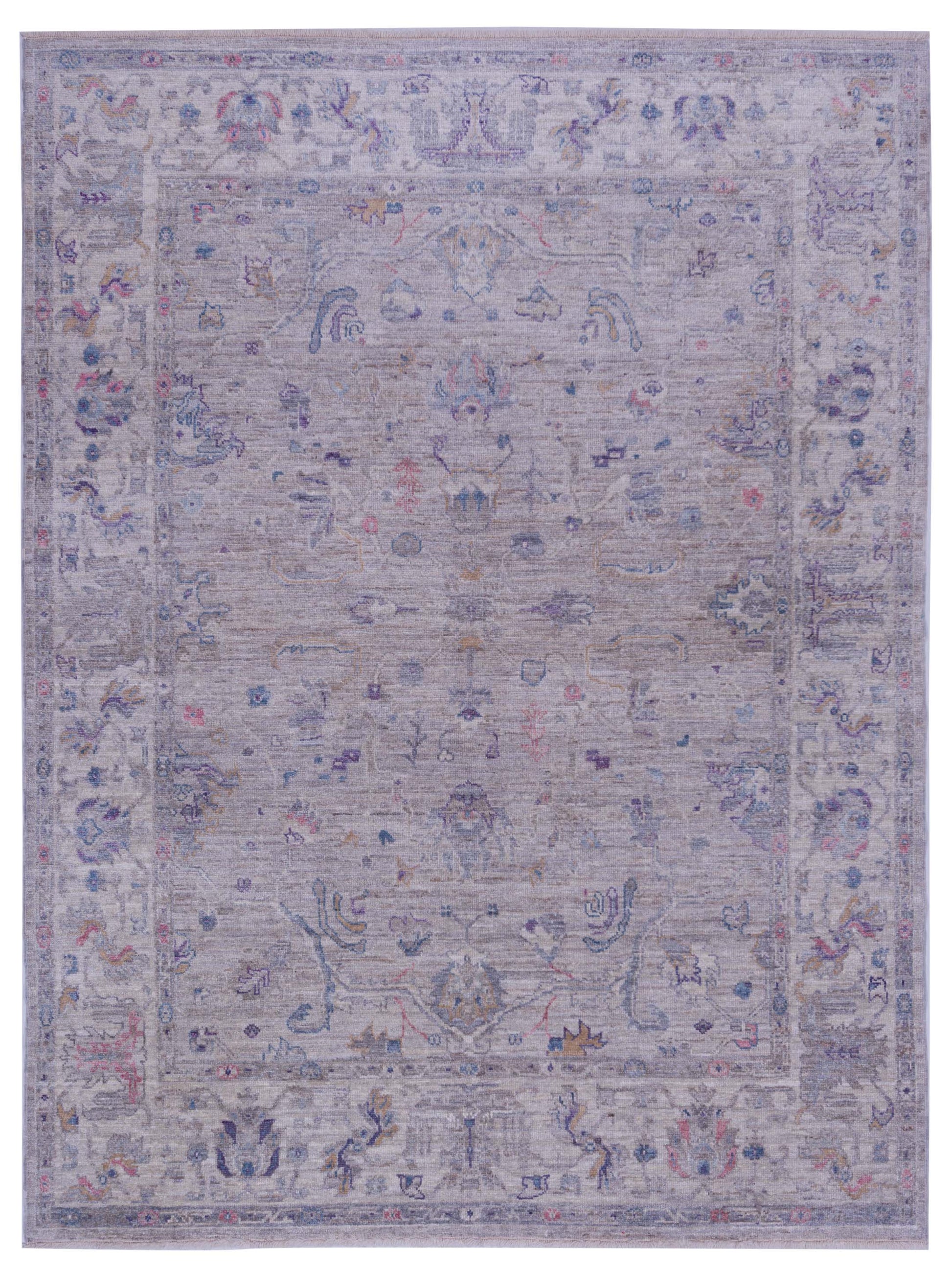 Anadol Angora Oushak  Gray Ivory Traditional