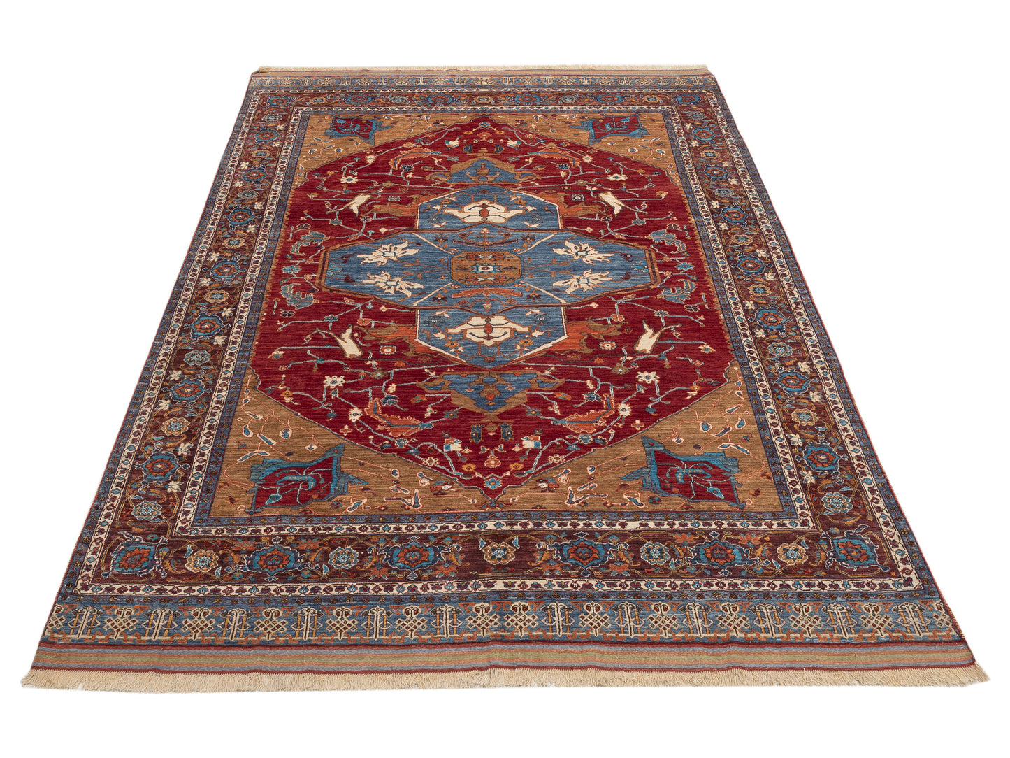 Sultan 152368 Red Brown 8.5x12.5 Hand Knotted Rug