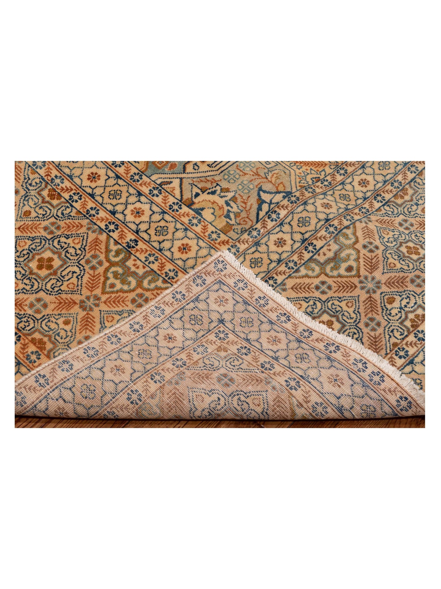 Persian 93388 Silver Brown 9.4x12.6 Hand Knotted Rug