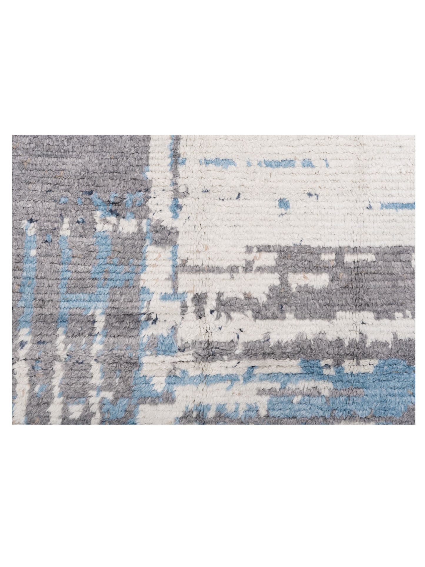 Atlas 150441 Ivory Gray 4x6.1 Hand Knotted Rug