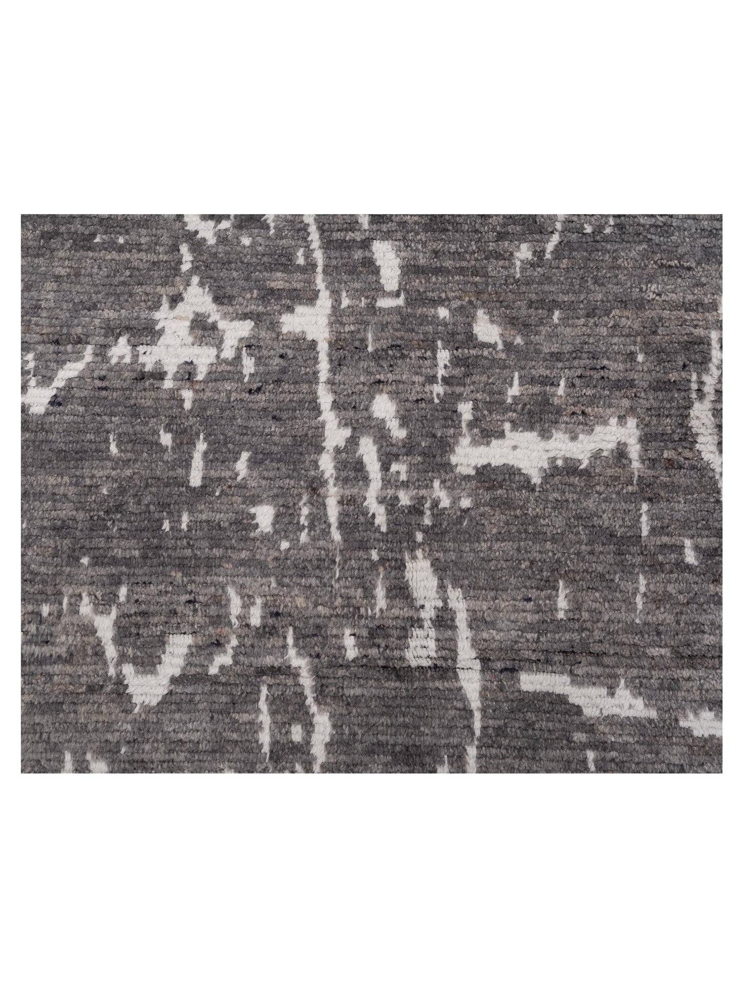 Atlas 150454 Gray Gray 8.1x9.9 Hand Knotted Rug