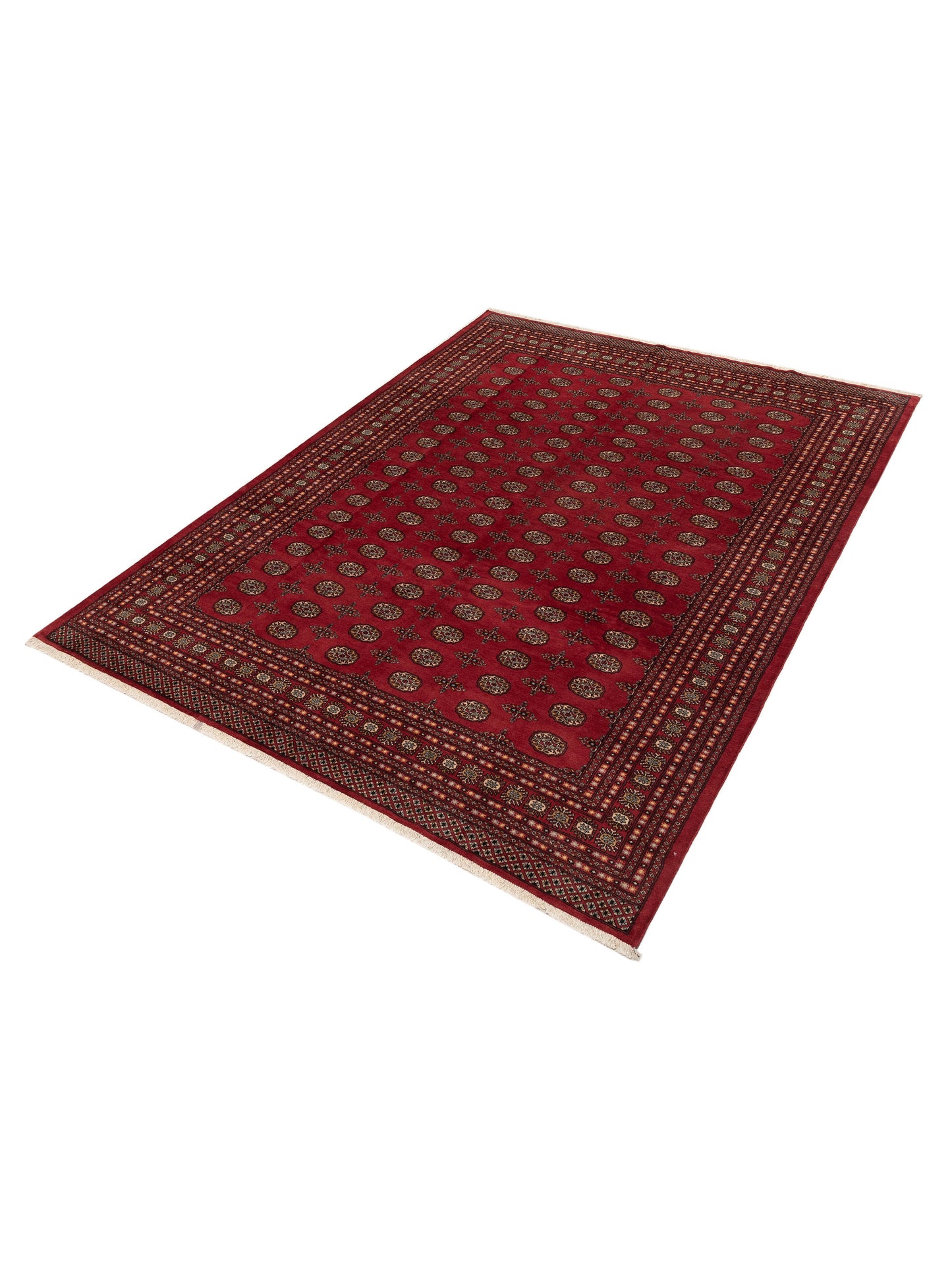 Bokhara 153394 Red Red 9.3x12.1 Hand Knotted Rug