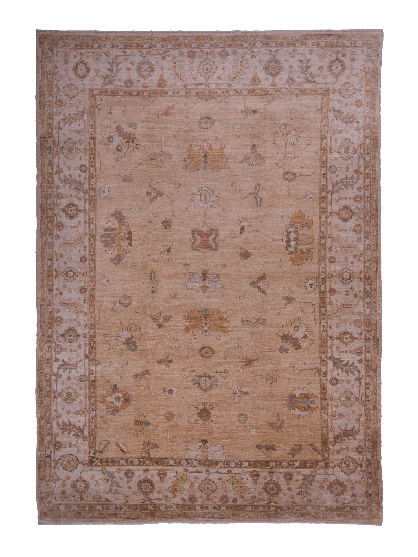 Anadol Angora Oushak  Gold Ivory Traditional