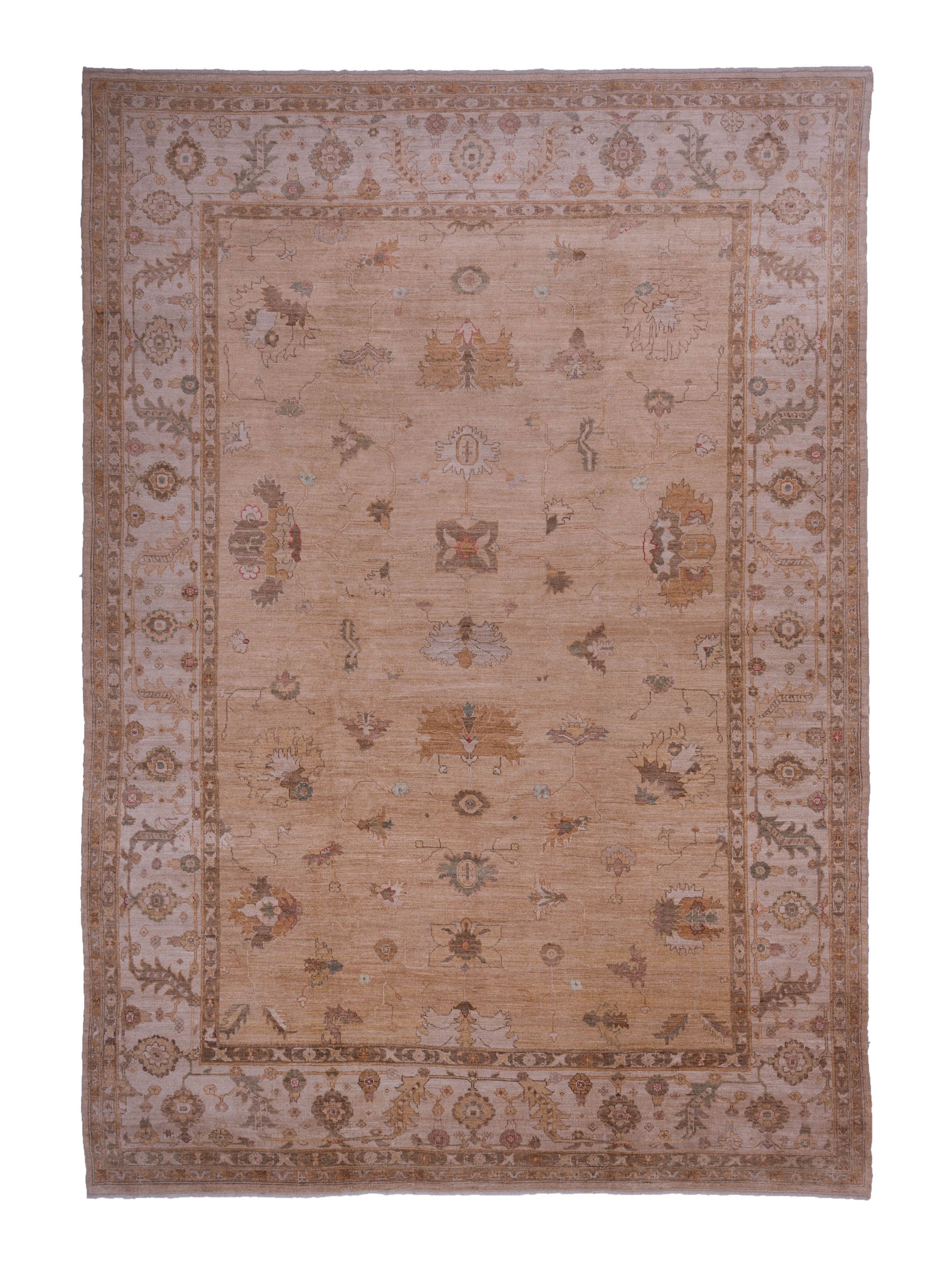 Anadol Angora Oushak  Gold Ivory Traditional