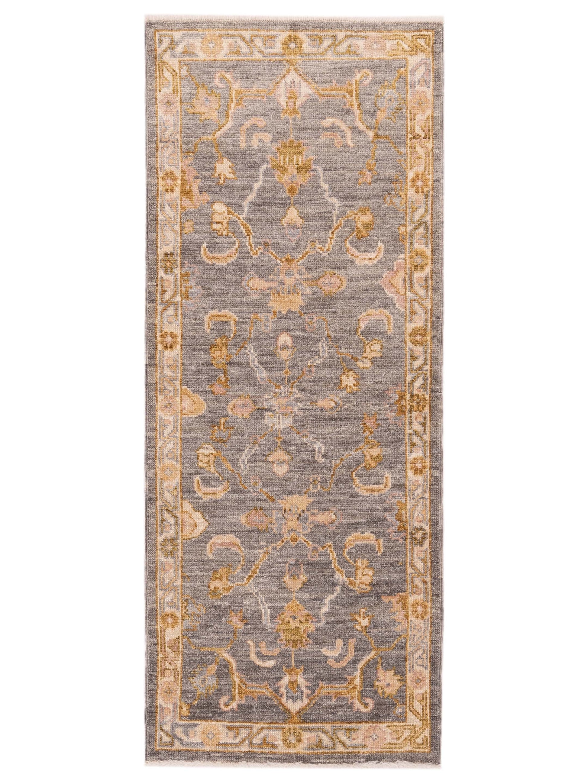 Anadol Angora Oushak  Gray Ivory Traditional