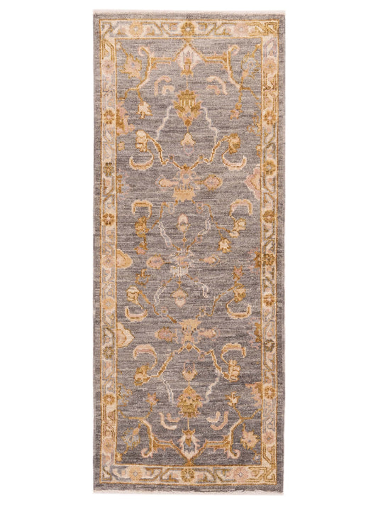 Anadol Angora Oushak  Gray Ivory Traditional