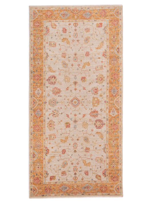 Anadol Angora Oushak  Ivory Orange Traditional