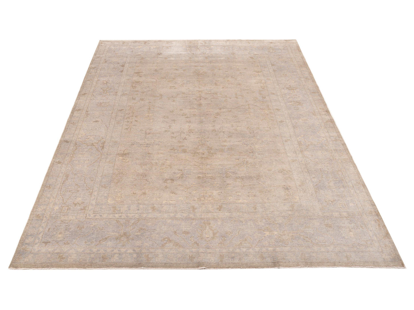 Stella 119163 Gray Gray 9x12 Hand Knotted Rug