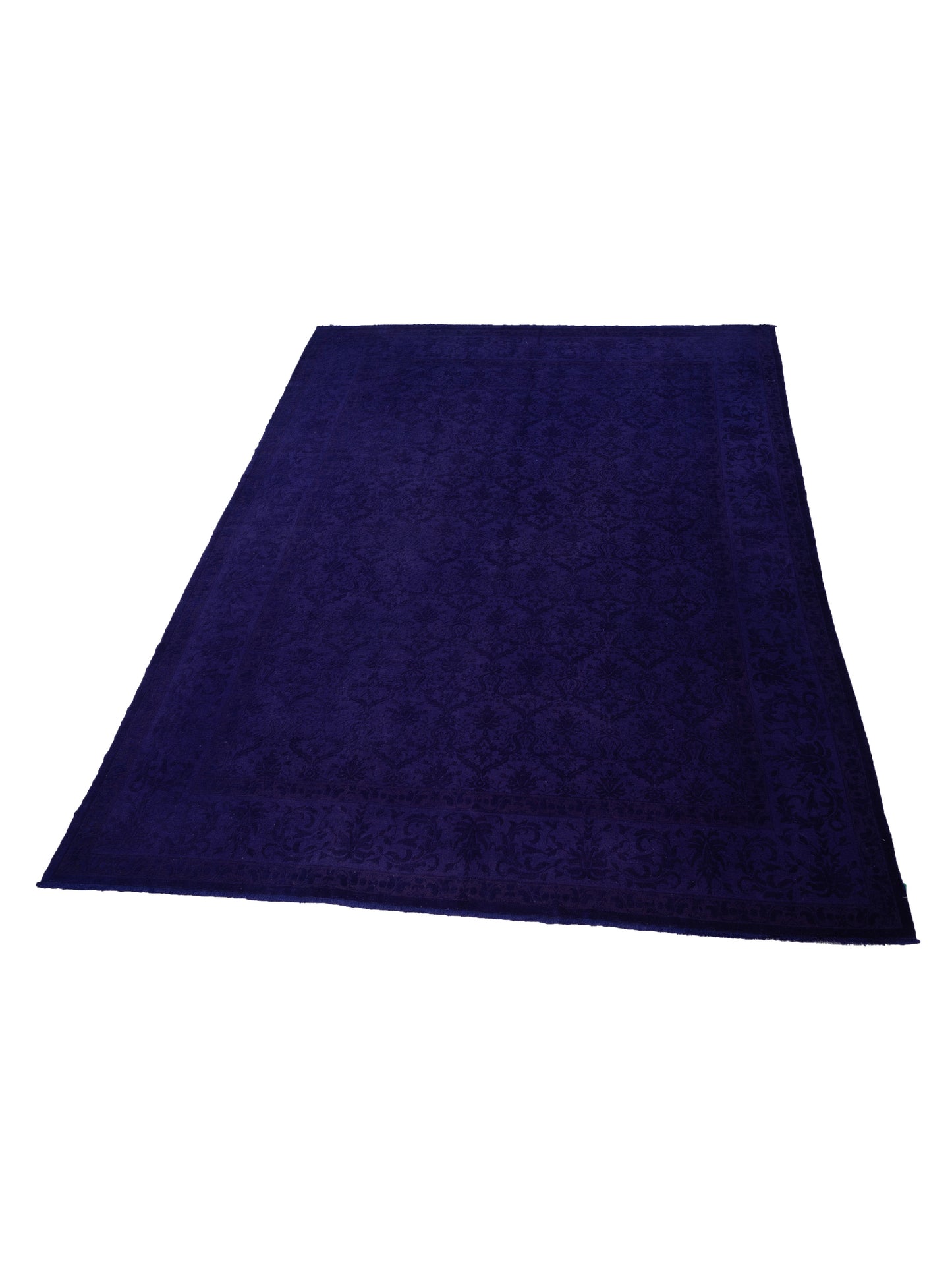Color Bouquet 109181 Purple Purple 11.10x14.9 Hand Knotted Rug