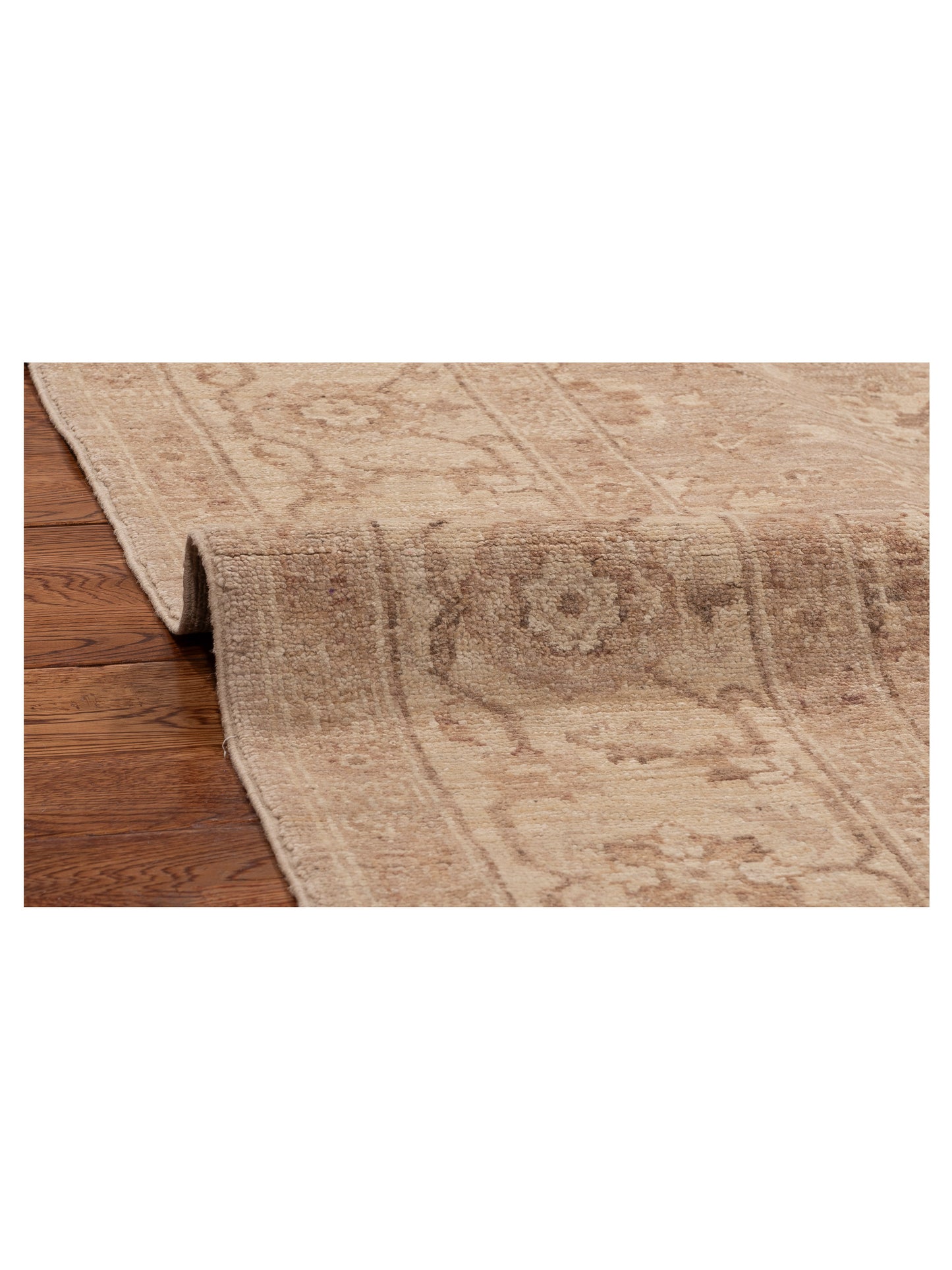 Laila 113142 Brown Beige 5.11x8.8 Hand Knotted Rug
