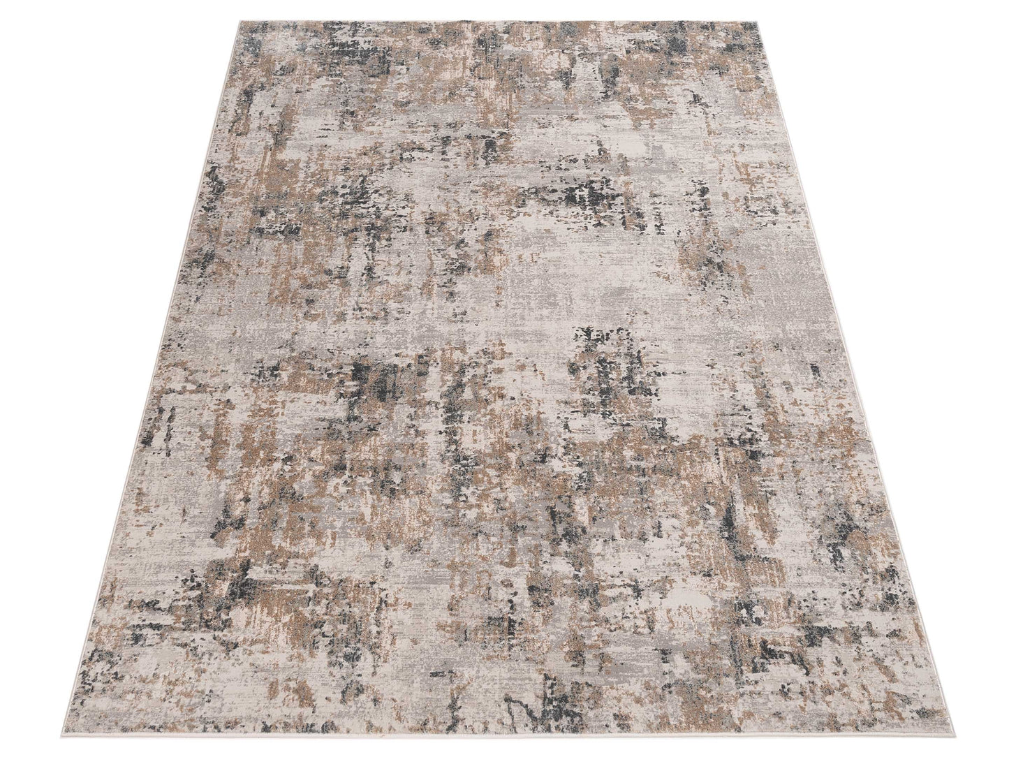 Palermo 130407 Ivory Gray 6.7x9.6 Machine Made Rug