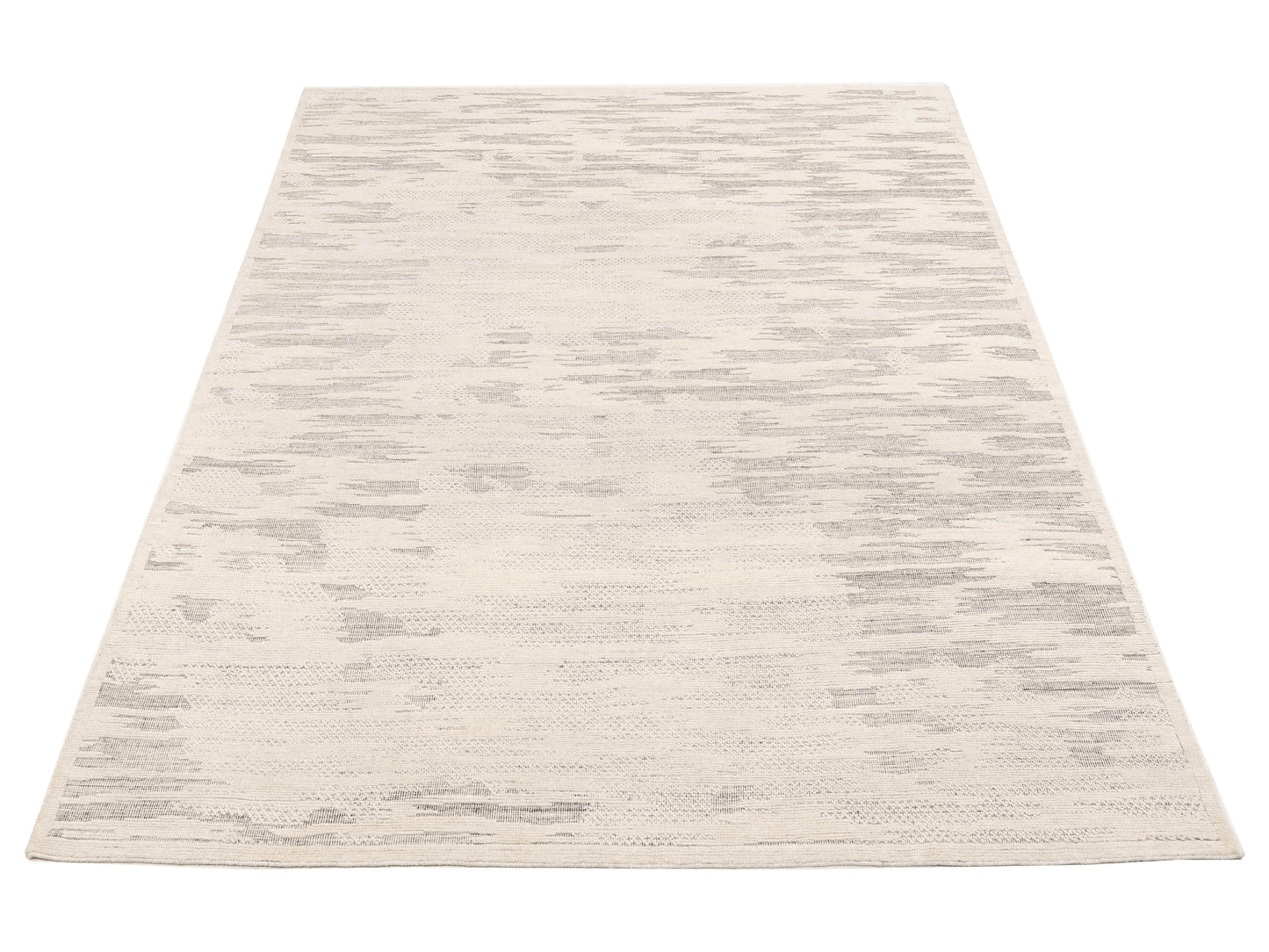 Harmony 152714 Ivory Gray 8x10.9 Hand Knotted Rug