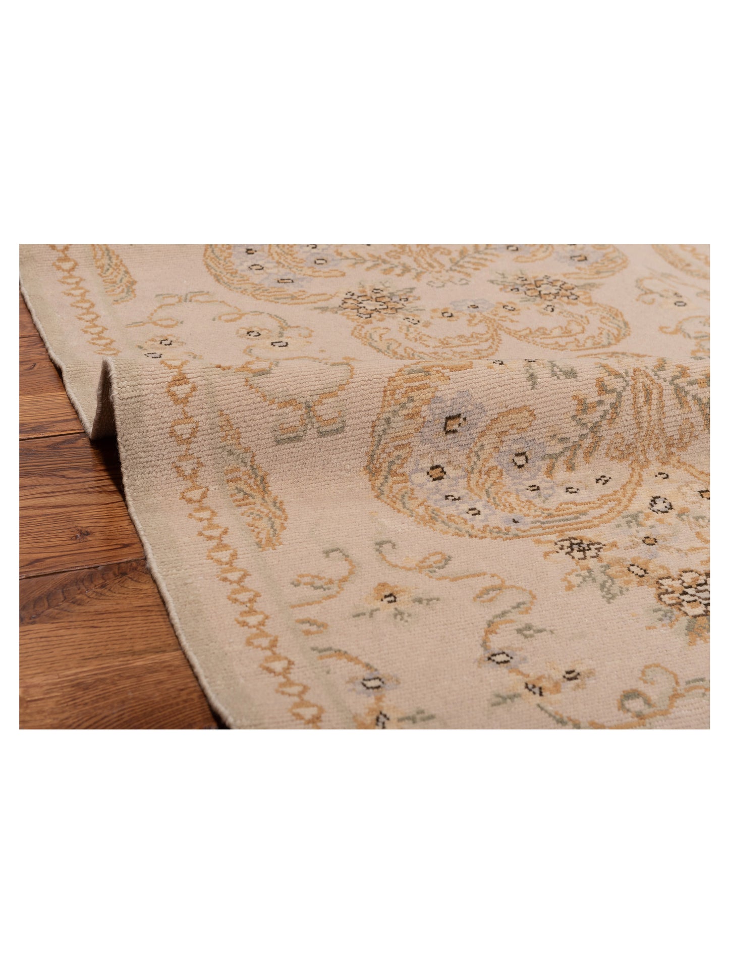 Bouquet 107524 Beige 3x5.11 Hand Knotted Rug