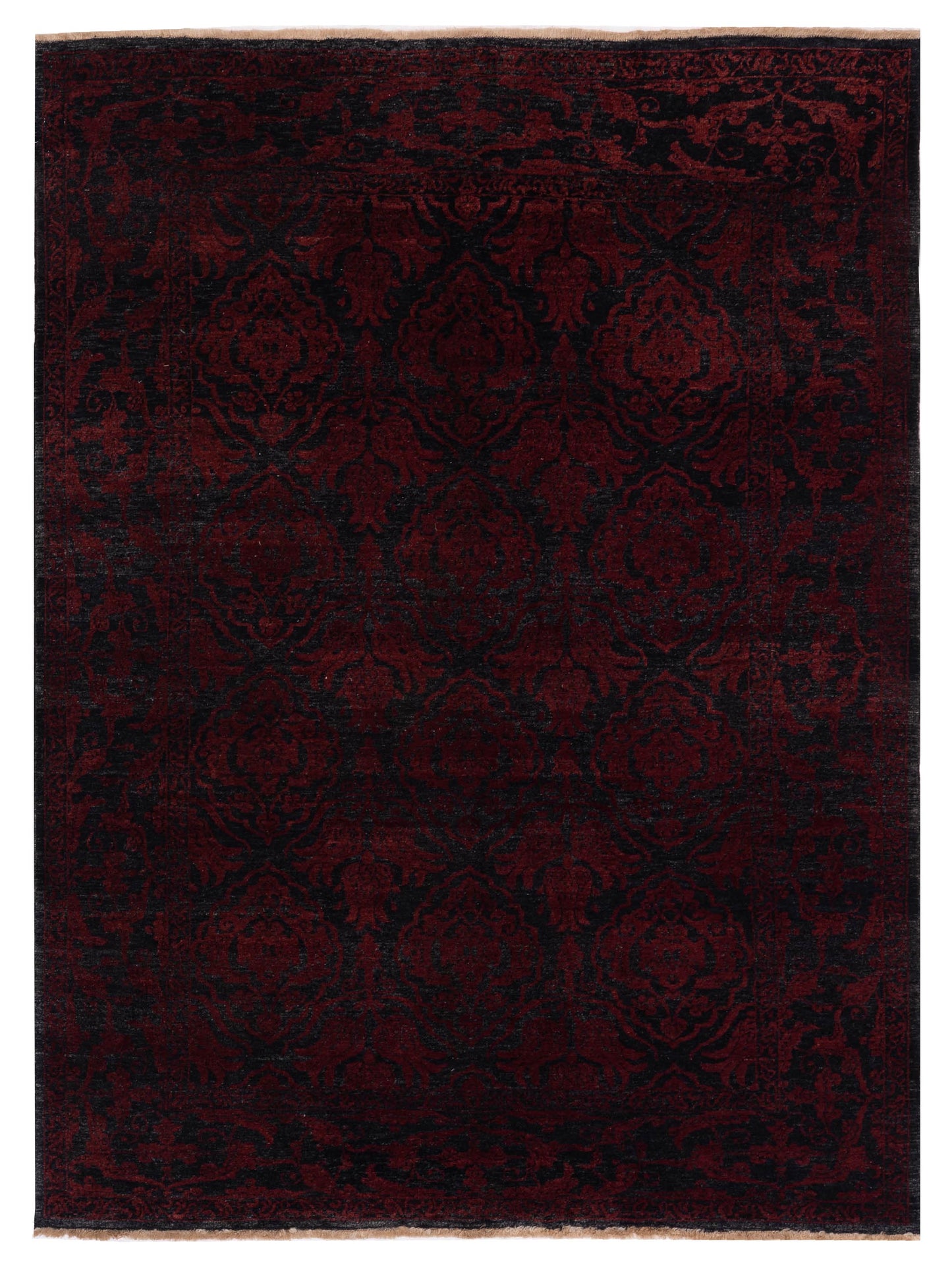 Pasha Defne  Charcoal Red Transitional