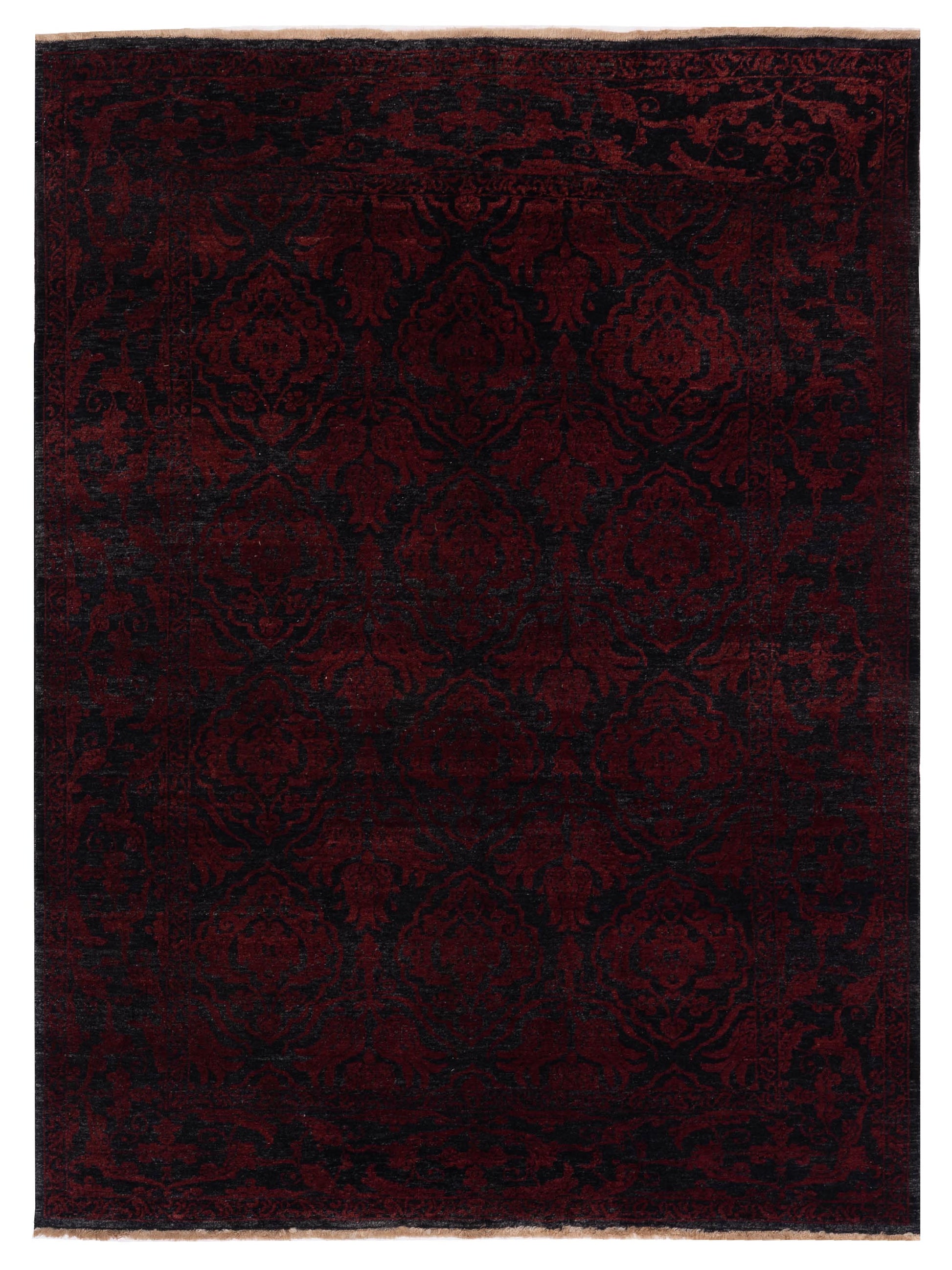 Pasha Defne  Charcoal Red Transitional