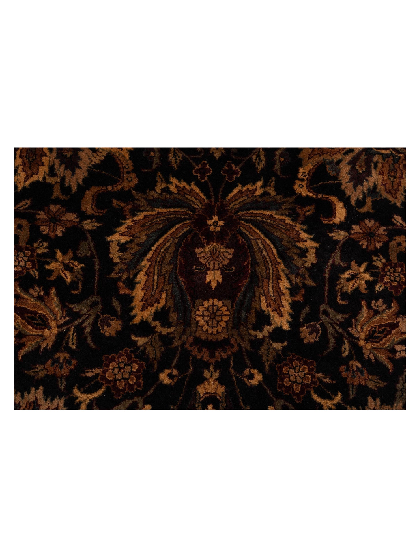 Sivas 109409 Black Beige 8.11x12.1 Hand Knotted Rug