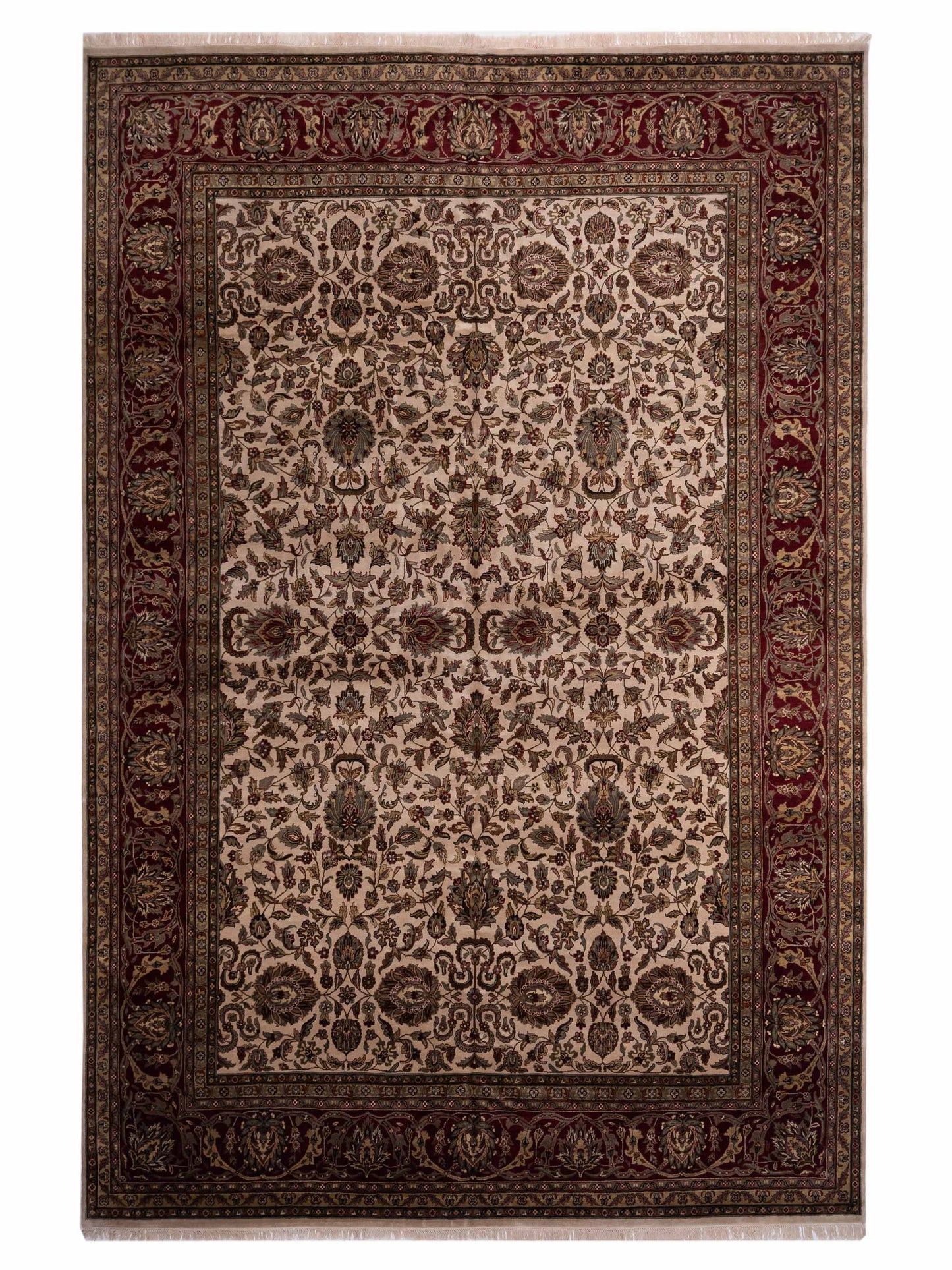 Rajpur Royal  Ivory Red Traditional