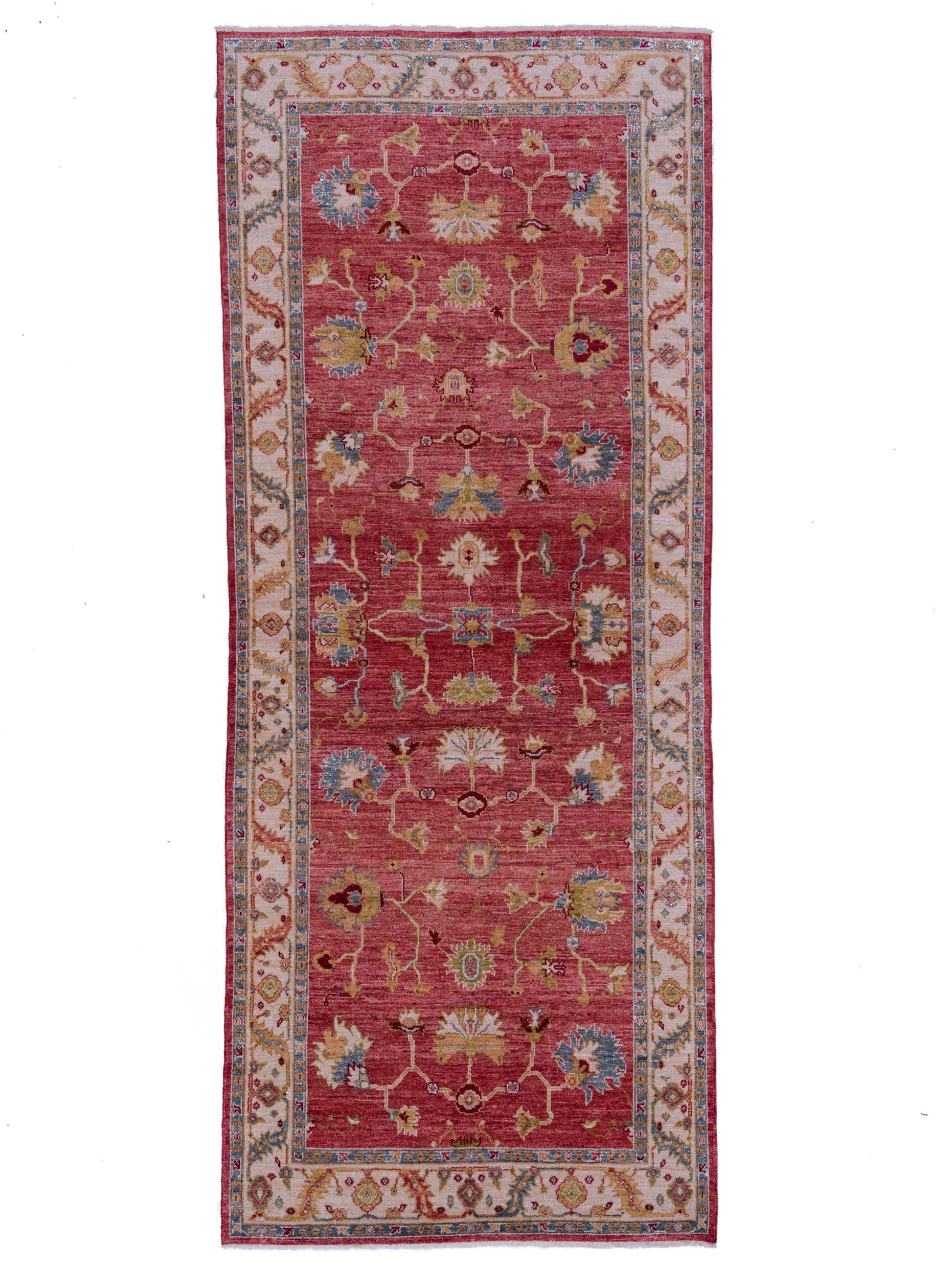 Anadol Angora Oushak  Red Ivory Traditional