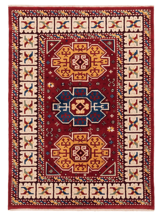 Pasha Turkish Shirwan  Red Ivory Traditional